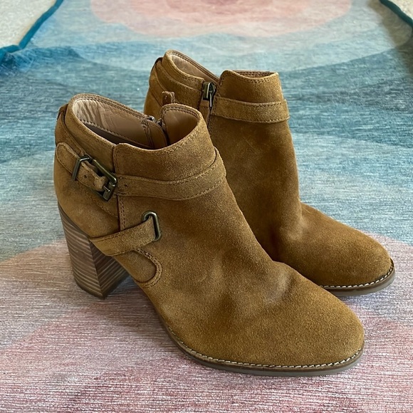 Franco Sarto Orena Genuine Leather Booties - Picture 1 of 12